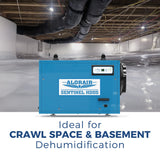 ALORAIR Commercial Dehumidifier 113 Pint, with drain Hose for Crawl Spaces, Basements, Industry Water Damage Unit, Compact, Portable, Auto Defrost, Memory Starting, 5 Years Warranty, Sentinel HD55