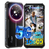 FOSSIBOT F109 24GB+256GB Rugged Phone 5G Unlocked, 10600mAh Battery Phone