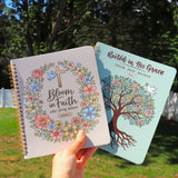 2PCS Christian Coloring Books by Puraesla - Bible Verse Scripture Inspirational Spiral Bound Coloring Pages for Women, Adults, Kids & Teens | Faith-Based Relaxation & Devotional Art Gift
