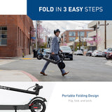 Hiboy S2 Electric Scooter - 8.5" Solid Tires - Up to 17 Miles Long-Range