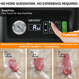 Wevac Chamber Vacuum Sealer, 12” Seal Bar, Auto Vacuum Time, Deep Chamber with Easy-Clean Design, Commercial-Grade for Meats, Liquids, Soups, Sous Vide & Mason Jars, CV12 Pro