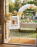 53.9" Gold Easel Stand for Sign, Display Easel for Wedding Sign, Painting