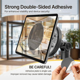 monTEK Anti-Theft Tablet Wall Mount Kiosk, Security Lock, Frameless, Black