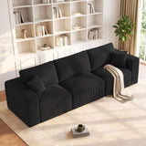 Living&Giving 113" 3-Seater Boneless Couch Sectional Couch for Living Room
