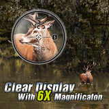 Hunting Rangefinder with Rechargeable Battery, 700Y Camo Laser Range Finder, with Case TIDEWE