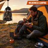 TOPZEA Set of 26 Stainless Steel Camping Plates and Bowls, Camping Mess Kits Camping Dish Set Tableware Includes Plates, Bowl, Cups, Stainless Steel Dinnerware for Camping, Hiking, Travel, Picnic