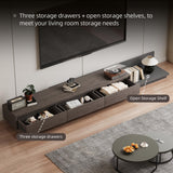 NessCarsti Extendable TV Stand with 3 Drawers & 1 Storage for 65+ inch TVs