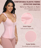 Figninget Waist Trainers for Women Belly Fat Sports Girdle Underbust Corset Waist Cincher Pink L