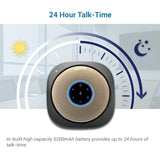 Bluetooth Conference Speakerphone - 360° Premium Voice Pickup with 6 Microphones, Smart NFC Connect, 24H Call Time VTech