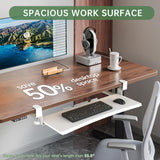 UPGRAVITY Extra Large Keyboard Tray Under Desk White