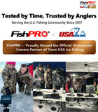 [FishPRO® 2026 Upgrade] NO.1 HD 1080P Underwater Fishing Camera 7''IPS w/DVR-32GB,Ice Fishing Camera w/10,000mAh(Ease to Use), Fish Finder Camera for Ice Lake Boat Fishing w/USB-C, LED+IR, 83ft