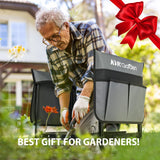 Garden Kneeler Seat Heavy Duty, Upgraded Garden Bench Widened 10.2", Anti-Rust & Anti-Wear, Foldable Gardening Stool