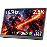 MNN 17.3" QHD 165Hz USB-C HDMI Gaming Monitor