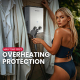 GASLAND 2025 Goshower G5 Portable Small Propane Water Heater | 1.32 GPM, 34,000 BTU | CSA Certified | For Camping, Off-Grid | Digital Display