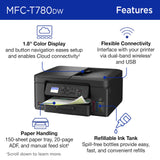 Wireless Color Inkjet All-in-One Printer with Duplex Printing | Includes up to 3 Years of Ink in-Box(1) and a 3-Year Limited Warranty