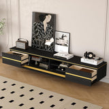 NessCarsti 86" Mid Century Modern TV Stand for 70/75/80/85 Inch Television