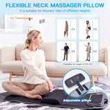 ZEBORA Full Body Massage Mat with Vibration, Stretching and Pressure Massage, Adjustable Pillow Height, Bed Sofa Floor Home Office Massage Mat, Relieve Pain for Neck, Back, Waist, Legs, Massage Pad