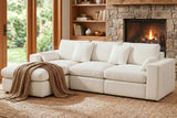 Vellorise 106" Cloud Modular Sectional Sofa with Detachable Seat Cushion
