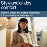 Voyager Free 20 – True Wireless Earbuds in Black - Adaptive ANC, AI Enhanced Audio and Personalized Comfort - Works with PC/Mobile Poly