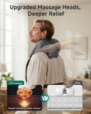 Cordless Neck Shoulder Massager with Graphene Heating, FSA Eligible, Rechargeable Deep Tissue 4D Shiatsu Neck Massager for Pain Relief, Upgraded Massage Heads for Shoulder & Back Gifts for Mom Mother