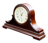 Vmarketingsite Mantel Clocks, Battery Operated, Silent Wood Mantle Clock with Westminster Chimes On The Hour, Solid Wooden Shelf Decorative Chiming Table Clock, 9" x 16" x 3"