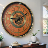 THE GEARS CLOCK 24'' Inch Real Moving Gear Wall Clock Sweden Line Malmo (24 inches (59 cm))