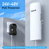 Wireless Bridge and WR3000K WiFi Router Kit, 5.8G 3KM Point to Point Wireless Bridge Outdoor to Shop