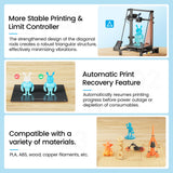 Longer LK5 Pro 3 3D Printer 11.8x11.8x15.7in Large Printing Size FDM 3D Printer