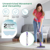 Turonic ST3 10-in-1 Steam Mop - 1500W Floor Steamer with Detachable Handle, 110°C Steam, 25-Min Runtime, Handheld Cleaner for Tile, Grout, Hardwood, Carpet, Upholstery, Chemical-Free Cleaning