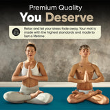 Gorilla Mats Premium Extra Large Yoga Mat – 9' x 6' x 8mm Extra Thick & Ultra Comfortable, Non-Slip Barefoot Exercise Mat – Works Great on Any Floor for Stretching, Cardio or Home Workouts Gorilla Mats