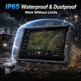 ONERugged M10N Rugged Tablet, 10.1" Windows 11 Pro Industrial Tablet, 1000 Nits Sunlight Readable Display, Intel N150, 8GB+128GB, 4G LTE, Wi-Fi 6, GPS/NFC, IP65 Heavy-Duty Outdoor PC for Field Work