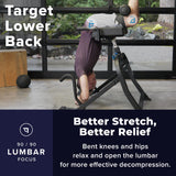 Teeter DEX Inversion & Core Training System-Multi-Functional Decompression Roman Chair Hyperextension for Ab, Back, & Core Strength; Commercial-Grade 350lb Rated Home Exercise (DEX II Commercial) Teeter