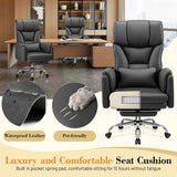 FelixKing Office Chair, Flip Armrests for Pets Criss Cross Legged, Black