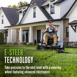 EGO POWER+ Z6 Zero Turn Riding Lawn Mower, 42" Deck, Includes (2) 56V 10.0Ah and (4) 56V 6.0Ah Batteries and 800W Charger - ZT4215S