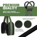 Ayombo Pull Up Assistance Bands, Resistance Bands for Pull Up Bar Working Out, Adjustable Pull Up Bands for Exercise Muscle Training and Shape Body, Home Gym Workout Equipment Set with Foot Strap