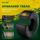 Wiltire 2 Pack 13x5.00-6 Lawn Mower Tubeless Tire,13x5-6 Riding Lawn mower Straight Rib Tread,13x5x6 nhs Tire for riding lawn mowe