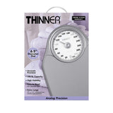 Thinner by Conair Bathroom Scale for Body Weight, Extra-Large Analog Scale Measures Weight Up to 330 Lbs. in Silver