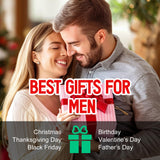 Pocket Folding Knife Gifts for Men - Stocking Stuffers for Men, Small Multitool Box Cutter with 1.5inch Blade - Christmas Fathers Day Birthday Gifts - EDC Keychain Gadgets for Hiking, Camping, Fishing