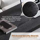 67 inch Executive Work Desk for Home Office Modern Office Desk with Storage Black Large Computer Desk Heavy Duty Study Writing Table Business