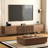 NessCarsti Mid-Century Modern TV Stand and Expandable Coffee Table Set