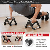 Mochantum Push Up Bar – Heavy-Duty Stainless Steel Pushup Stands with Non-Slip Base,660 lb Capacity, Portable Home Gym Equipment, Black