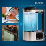 HydroPitcher | 68 Oz Hydrogen Water Pitcher - BPA Free Rich Hydrogen Water Generator - Electrolysis Jug with SPE/PEM Technology Hydrogen Water Machine | Chlorine Free Large Hydrogen Water Bottle