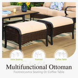 Sophia & William Metal Patio Furniture Set, 7 Seats Outdoor Conversation