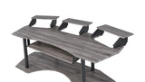 Writing Desk with Storage, 83-Inch Long Desk for Home Office, Gaming Desk with Shelves and Drawers, Computer Desk for Small Spaces, Standing Desk Adjustable, Black Desk for Bedroom