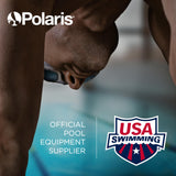 Polaris 8050 Sport Robotic Pool Cleaner, Automatic Vacuum for InGround Pools up to 40ft, Wall Climbing Vac w/Strong Suction & Easy Access Transparent Lid