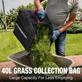 PowerSmart Corded Electric Lawn Mower 14-Inch 12.5AMP with Adjustable Handle Height, 6 Cutting Heights from 1" to 3" & 10-Gallon Collection Bag 2026 Version