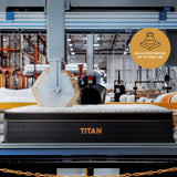 Brooklyn Bedding Titan 14.5" Elite Plus Size Sleeper King Mattress|Enhanced Cooling |Medium Firm | Memory Foam Hybrid |120-Night Trial