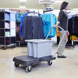 ommercial Products Triple Trolley Folding Handle Dolly/Cart/Platform Truck with wheels