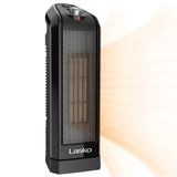 Oscillating Ceramic Space Heater for Home with Overheat Protection, Thermostat, and 3 Speeds, 4 Pounds Lasko