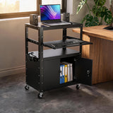 AV Cart with Wheels and Power, AV Cart with Wheels, Computer Cart